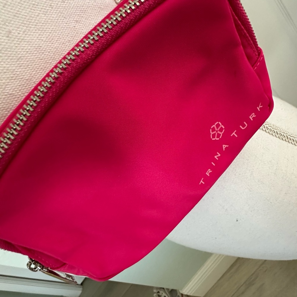 Trina Turk Pink Belt Bag with Zippered Closure - Picture 2 of 11